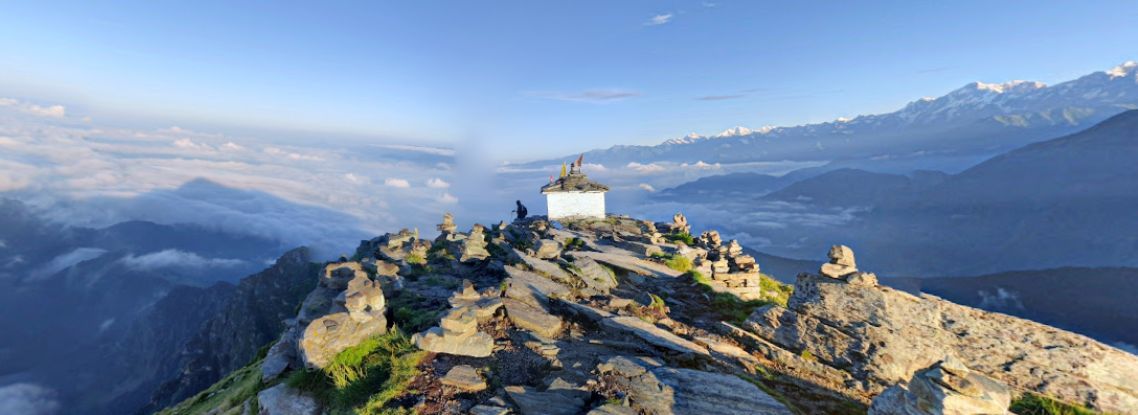 Chandrashila top view