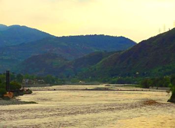 Alaknanda River Evening View Srinagar Garhwal