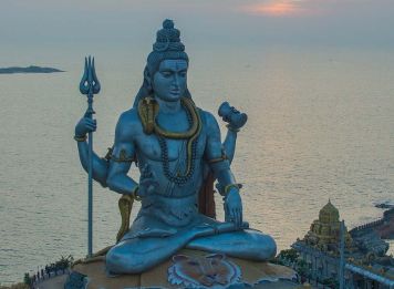 Shiva Idol in Neelkanth Temple