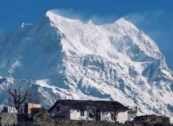 Chaukhamba View from Guptkashi Town
