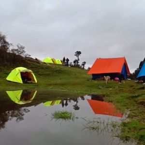 Camping at Maggu Chatti