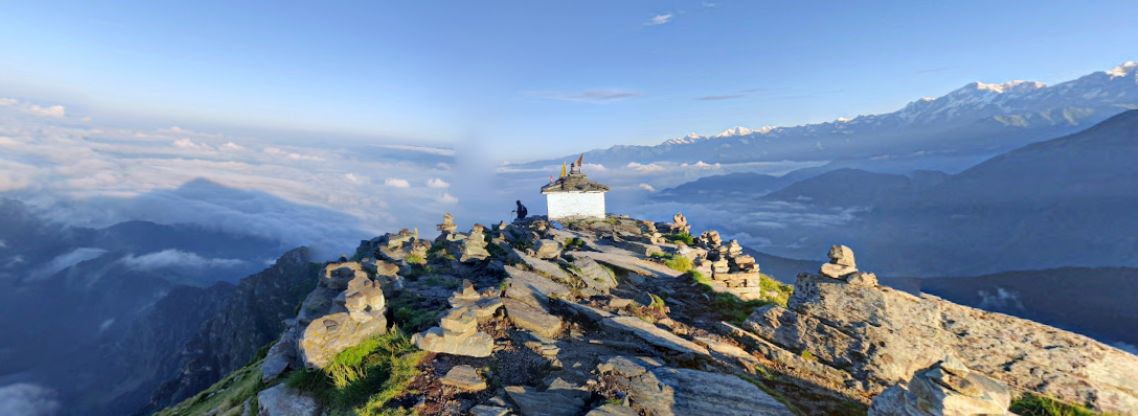 Chandrashila top view